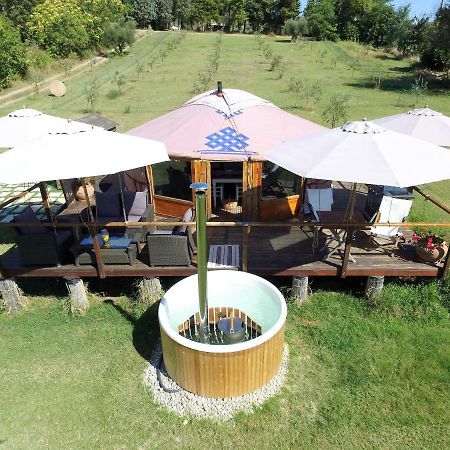 Glamping Abruzzo - The Yurt Hotel Catignano Kültér fotó